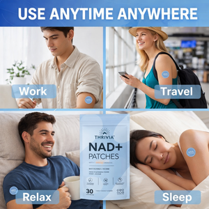 Thrivia NAD+ Patches | Natural Longevity-Focused Ingredients