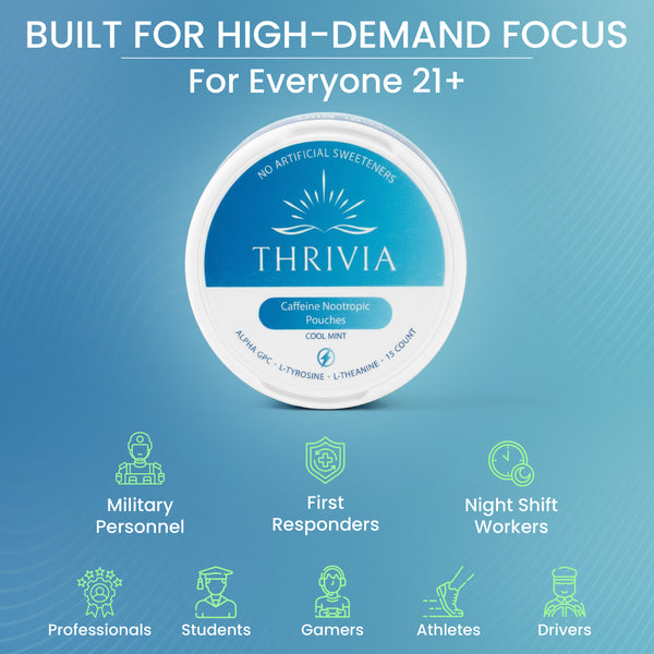 Thrivia Caffeine Focus Pouches (5 Pack)